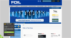 Desktop Screenshot of foil.org.uk
