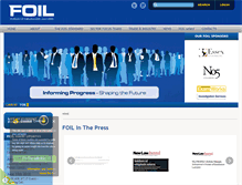 Tablet Screenshot of foil.org.uk